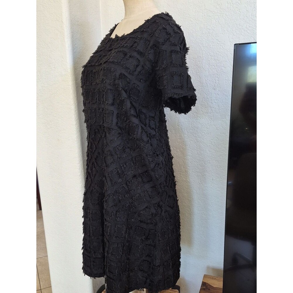 Cubism Los Angeles, Square & Diamond Eyelash Design, dress with pockets Sz L
